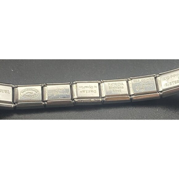 Italian Charm Bracelet 20 Link I Love Tony Tiger Pepsi Hershey Kiss Many Brands - Picture 8 of 11